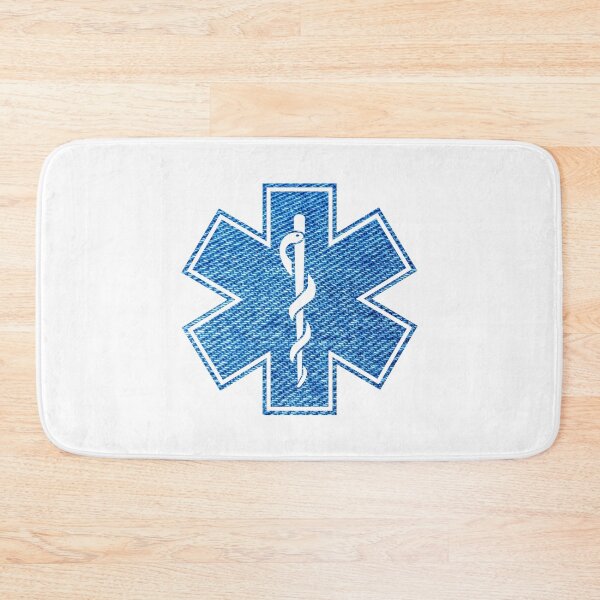 Item preview, Star of life - denim pattern designed and sold by qlobba.