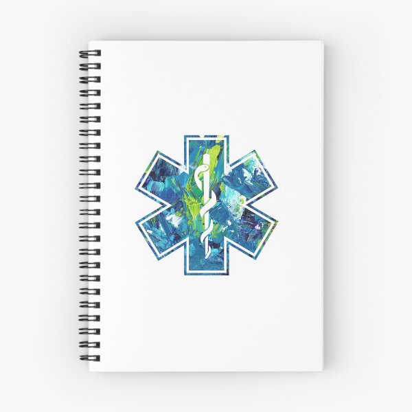 Item preview, Star of life - Blue acrylic paint pattern designed and sold by qlobba.