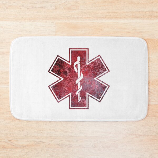 Item preview, Star of life - textured red designed and sold by qlobba.