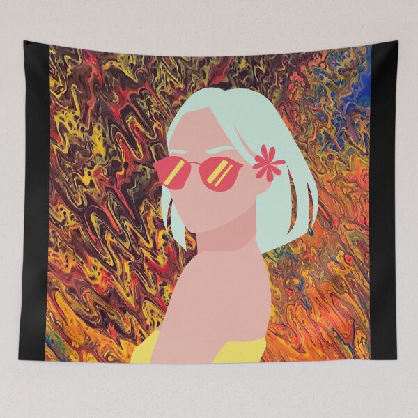 Item preview, Sunglass Girl 1 designed and sold by AbrorschachArt.