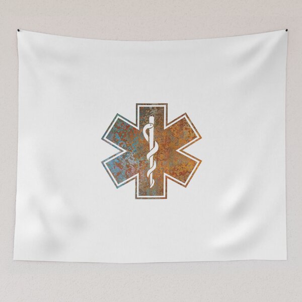 Item preview, Star of life - rusty pattern designed and sold by qlobba.