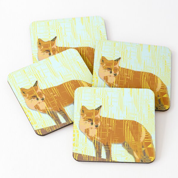 Item preview, Foxy, fox surveying his surroundings designed and sold by Happyoninside.