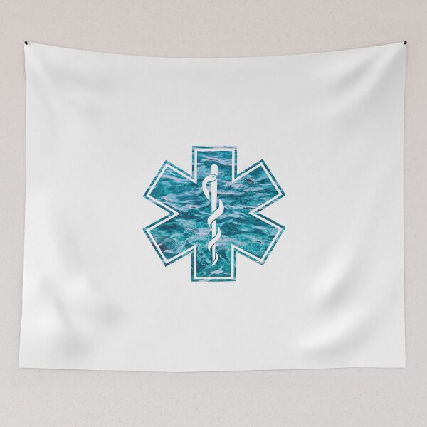 Item preview, Star of life - water pattern designed and sold by qlobba.
