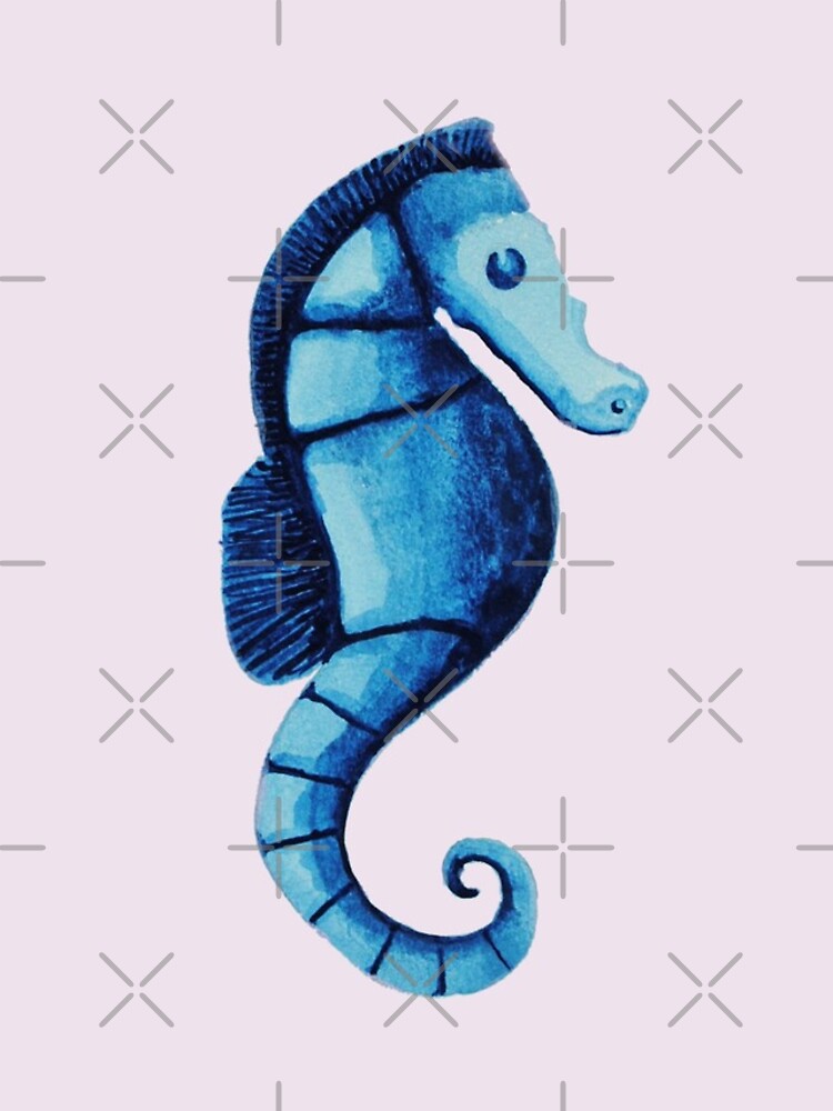 Watercolor seahorse by creativinchi
