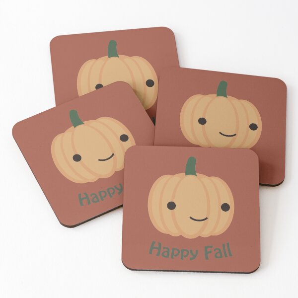Item preview, Happy Fall Cute Kawaii Pumpkin designed and sold by Hedgie Designs.