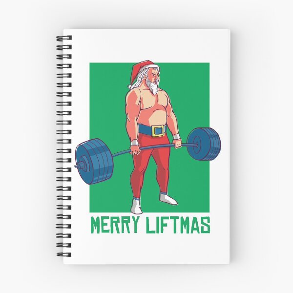 Item preview, Merry Liftmas Santa Claus Fitness. designed and sold by emphatic.