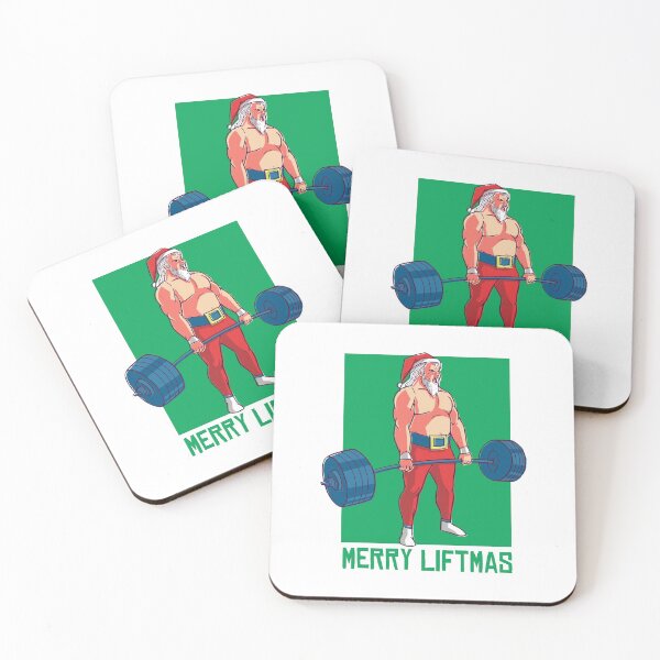Item preview, Merry Liftmas Santa Claus Fitness. designed and sold by emphatic.