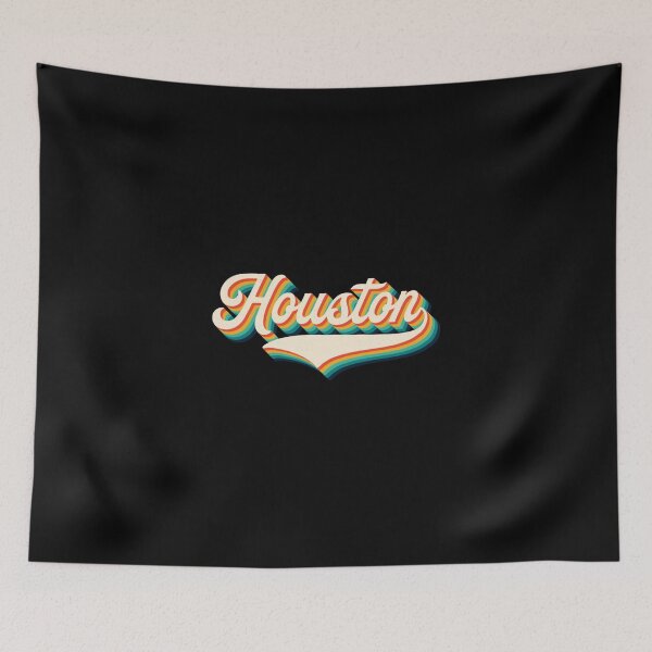 Item preview, Houston Texas 70s Colorful Retro Classic Gift designed and sold by ripsydesigns.