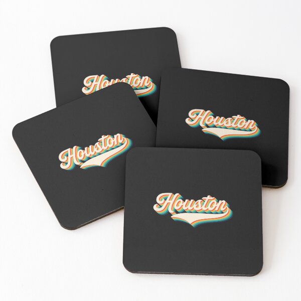 Item preview, Houston Texas 70s Colorful Retro Classic Gift designed and sold by ripsydesigns.