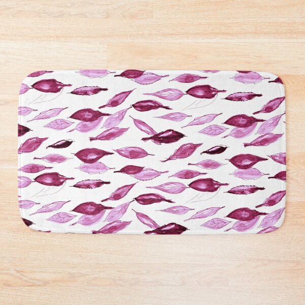 Item preview, Autumnal leaves in pink designed and sold by Aidi Riera.