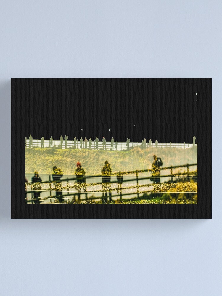 Thumbnail 2 of 3, Canvas Print, Trainspotters designed and sold by bywhacky.