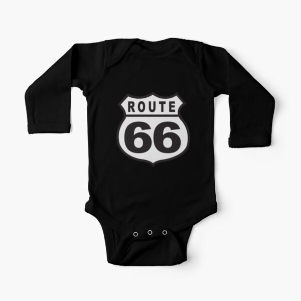 Route 66 Oklahoma - Baby Short Sleeve Onesie