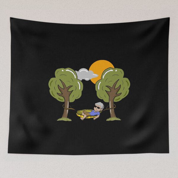 Item preview, Grandpa in a hammock - chilled shirt designed and sold by OVMEngemann.