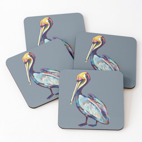 Item preview, Colorful Pelican by Robert Phelps designed and sold by RobertPhelpsArt.