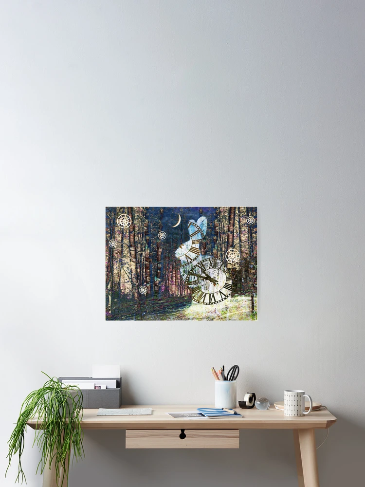 Thumbnail 2 of 3, Poster, White Rabbit designed and sold by Robert Ball.