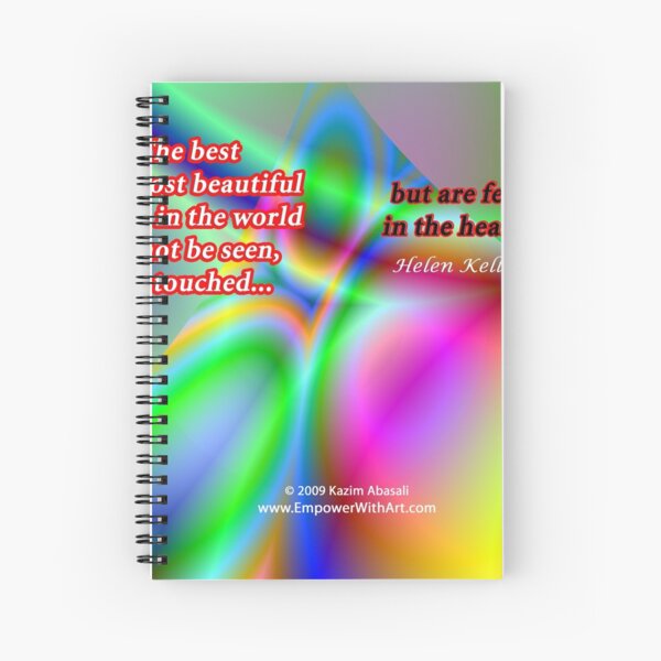 The Best And Most Beautiful Things In The World Spiral Notebook