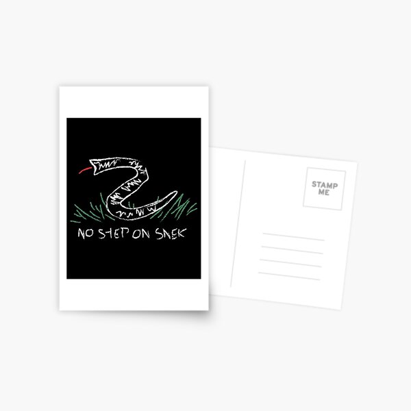 No Step On Snek Postcard for Sale by luoginak