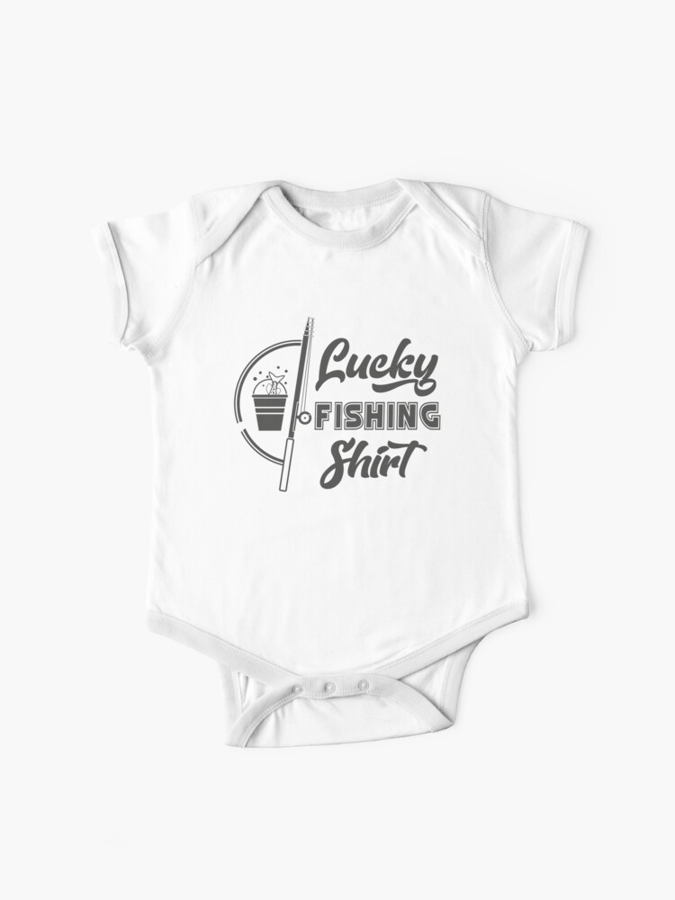 Lucky Fishing Shirt | Reel Cool Fisherman Gift | Baby One-Piece