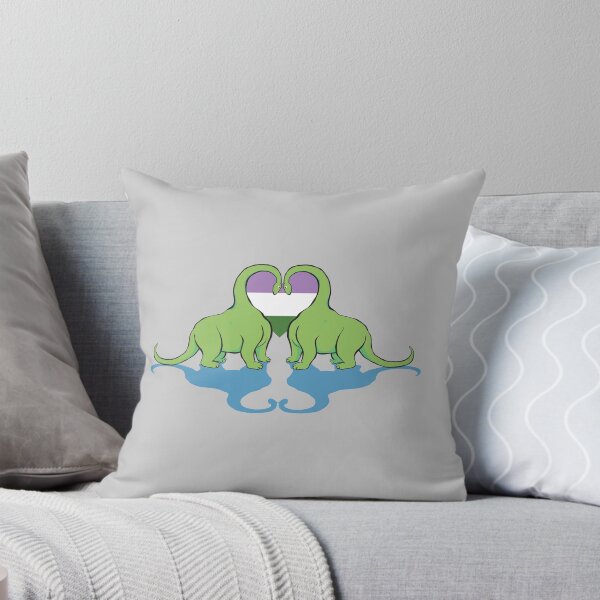 Item preview, Genderqueer Pride - Dino Love designed and sold by Alrkeaton.