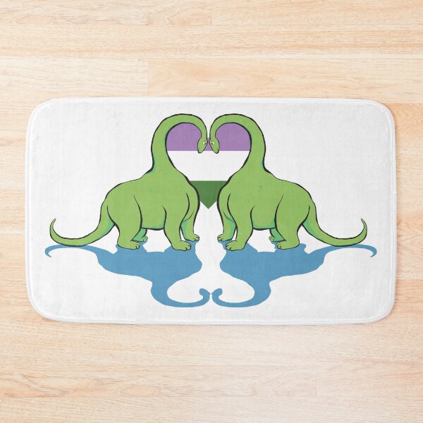 Item preview, Genderqueer Pride - Dino Love designed and sold by Alrkeaton.