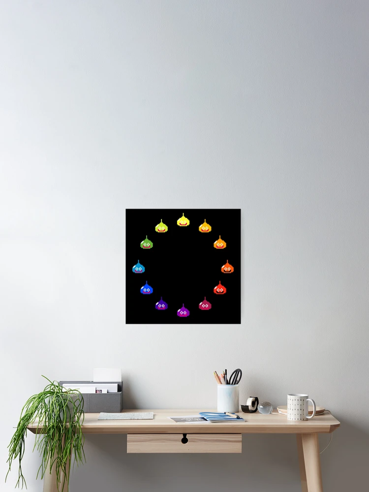 Thumbnail 2 of 3, Poster, Slime Color Wheel designed and sold by CCCDesign.