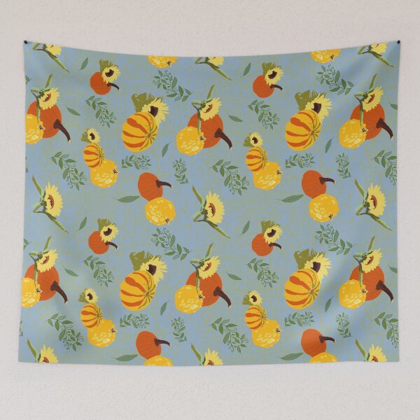 Item preview, Pumpkins harvest pattern  designed and sold by MelanieNad.
