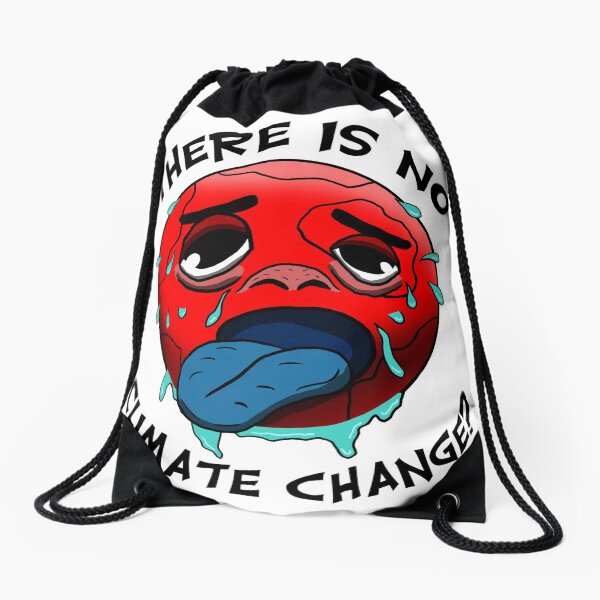 Klimawandel gibt es nicht? - Lustiges Umweltschutz-Shirt Turnbeutel
