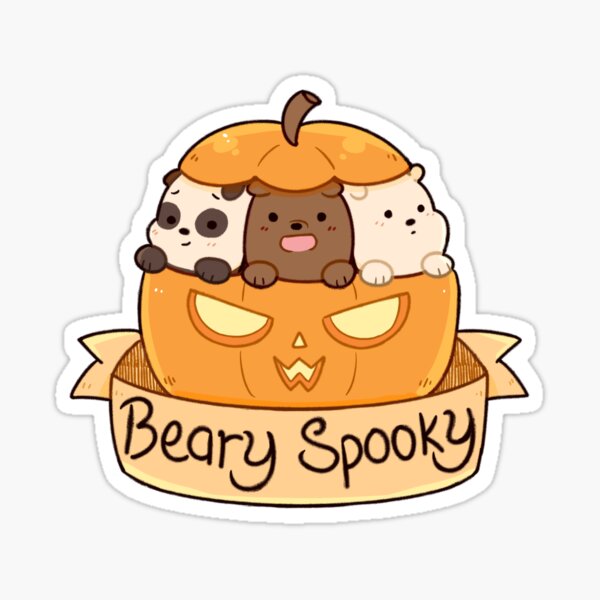 Beary Spooky Bears Sticker