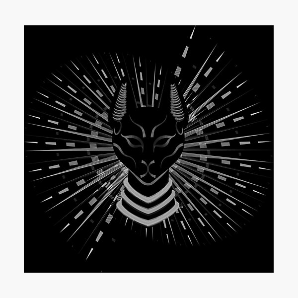 White Bastet Photographic Print