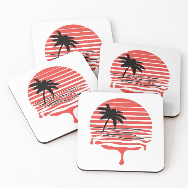 Item preview, Retro 80's Dripping Sunset Palm designed and sold by Starquake.