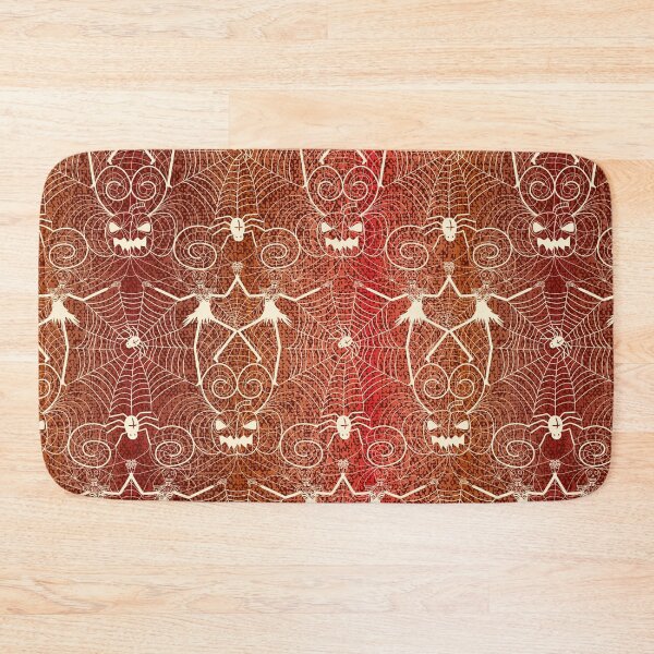 Item preview, Halloween nightmare lace cream on crimson designed and sold by Marlene Wagenhofer.
