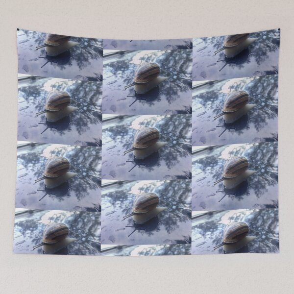 Item preview, snail over a blue car-2 designed and sold by walterfest.