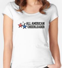 All American Cheerleader Women's Fitted Scoop T-Shirt