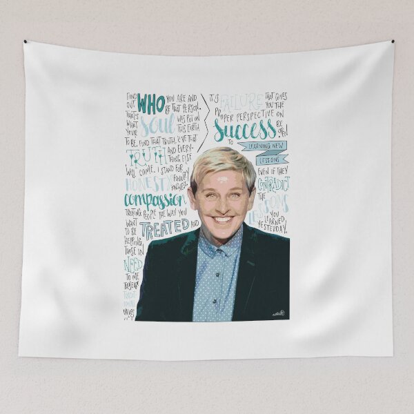 Artikelvorschau, Ellen DeGeneres Merchandise entworfen und verkauft von Naomillustrates.