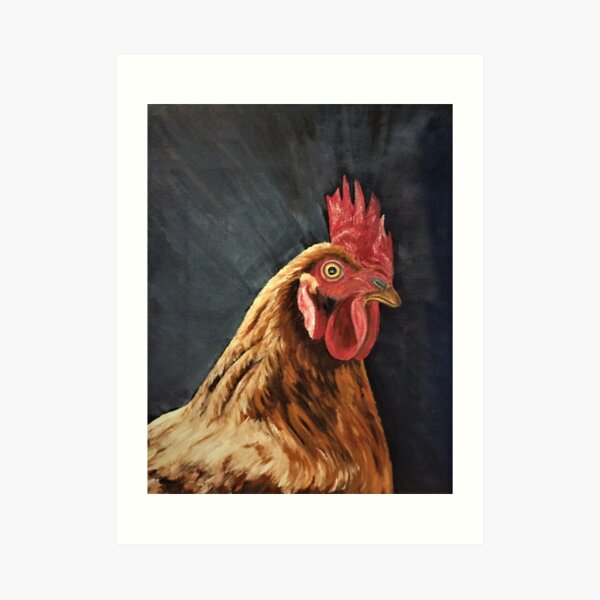 Little Red Hen - Wall Art Art Print
