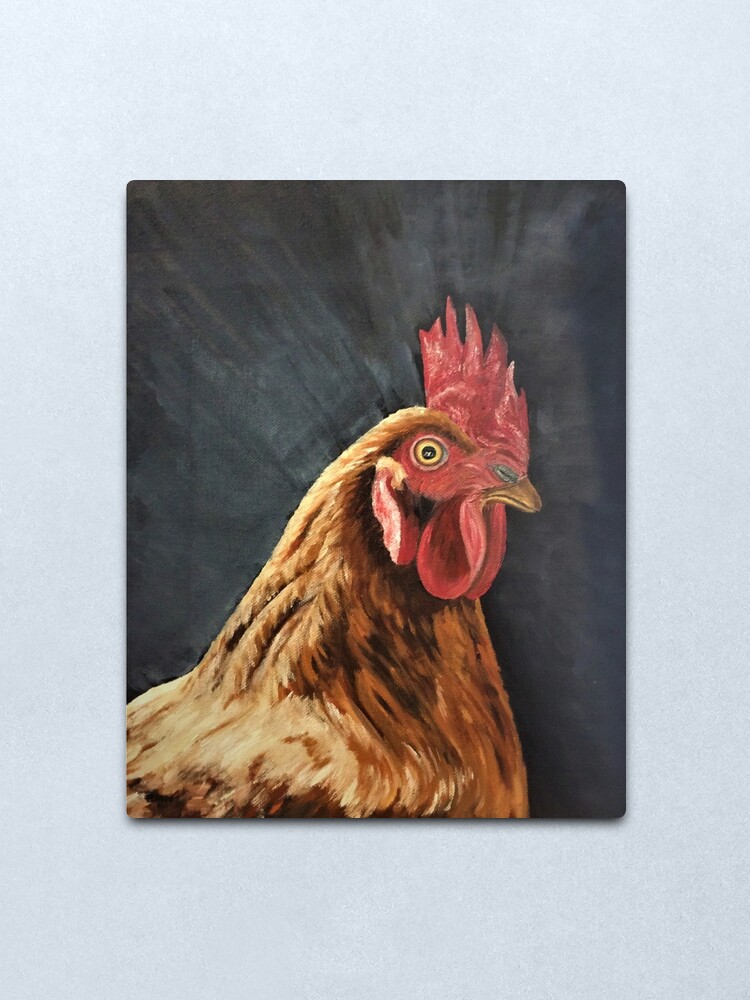 Alternate view of Little Red Hen - Wall Art Metal Print