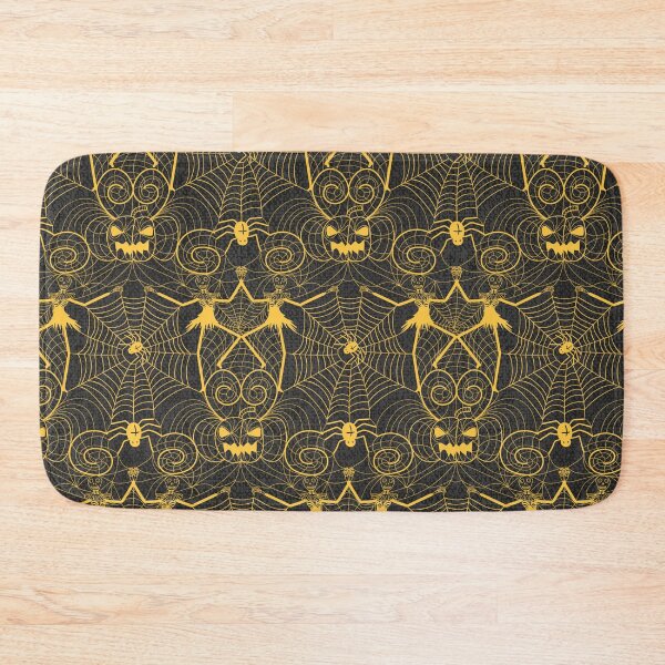 Item preview, Halloween nightmare lace yellow on black designed and sold by Marlene Wagenhofer.