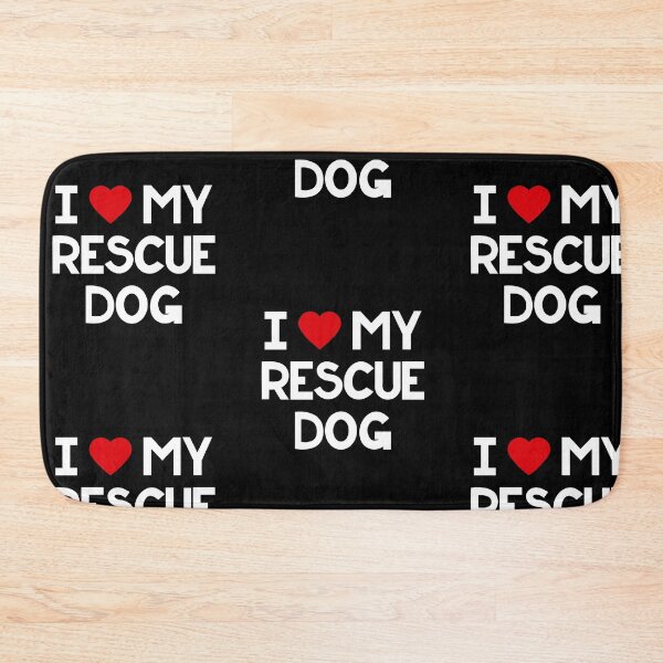 Item preview, I Love My Rescue Dog, Cute, Adopted, Dogs, Pet Lover, Gift, Canine, Paws, Dog Adoption, Friend, designed and sold by amilli.