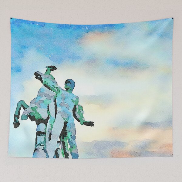 Item preview, Roma EUR: monument with man and horse designed and sold by Giuseppe Cocco.