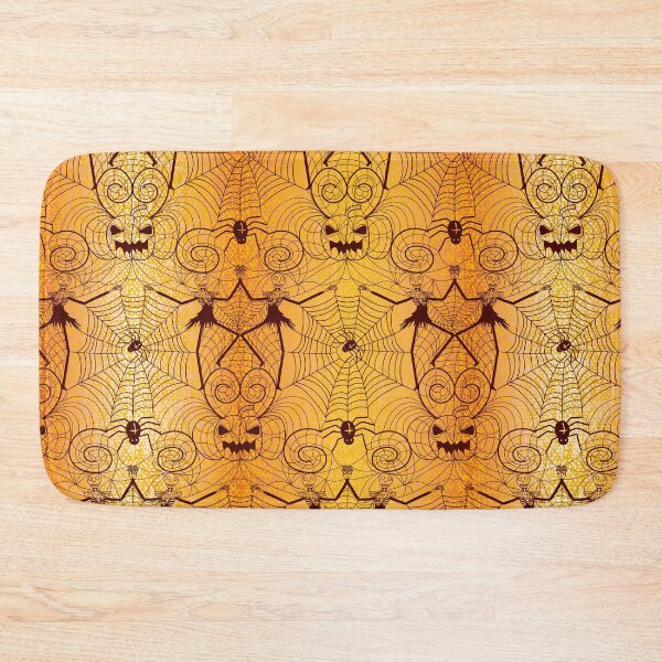 Item preview, Halloween nightmare lace chocolate on fiery orange designed and sold by Marlene Wagenhofer.