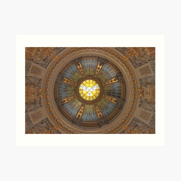 Golden rays Art Print