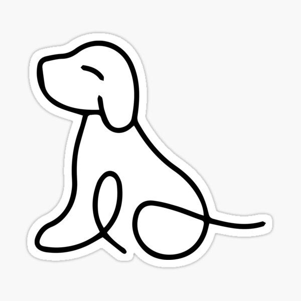Item preview, One Line Puppy designed and sold by konpan.