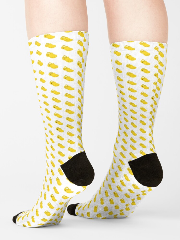 Alternate view of Croc Socks (Yellow) Socks