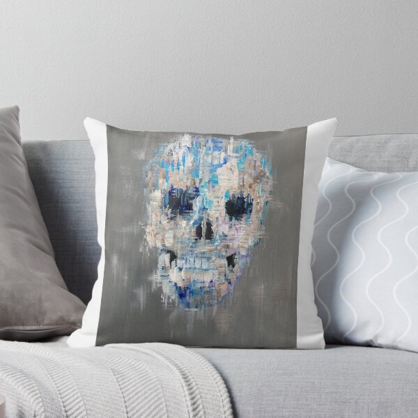 Item preview, Blue skull designed and sold by Sheila  Fleming.
