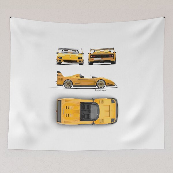Item preview, Ferrari F40 LM Barchetta designed and sold by LaPatteAModeler.