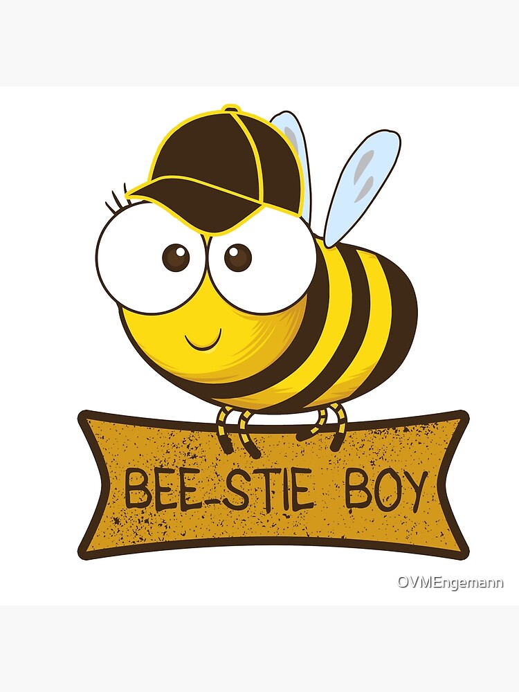 Bee Stie Boy Lustige Biene Galeriedruck Von Ovmengemann Redbubble