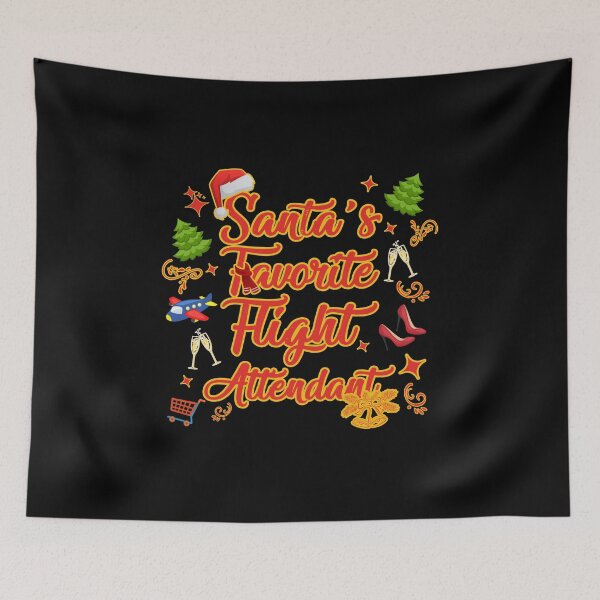 Item preview, Santa's favorite flight attendant designed and sold by OVMEngemann.