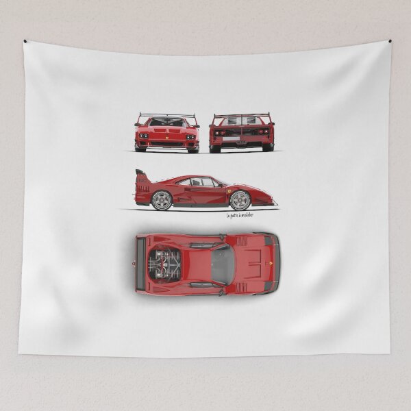 Item preview, Ferrari F40 LM designed and sold by LaPatteAModeler.