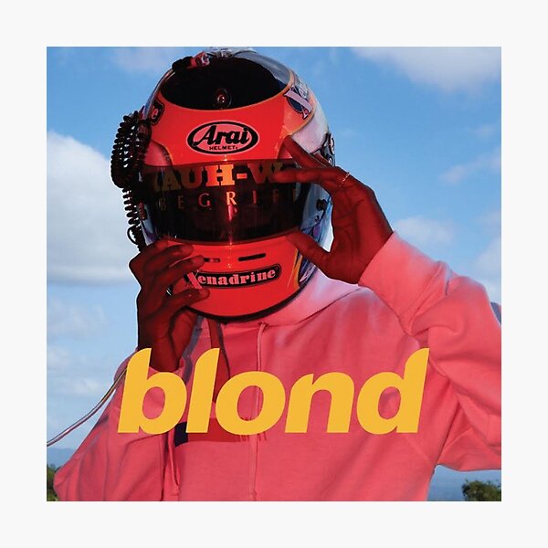 Frank Ocean Blond Photographic Print