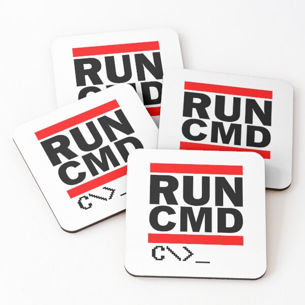Item preview, RUN CMD (Black) designed and sold by TheLastStand.